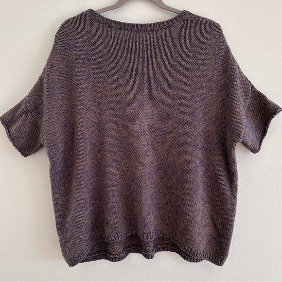 Anthropologie Moth diamond knit boxy cocoon sweater size S/M - Picture 4 of 6